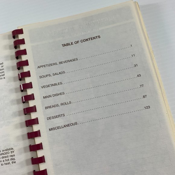 Our Daily Bread Oak Hills Presbyterian Church Cookbook Vintage 1995 Spiral Texas - Picture 5 of 9